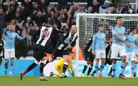 Şampiyonlugunu garantileyen manchester city, premier lig'in 36. Manchester City S Title Hopes Dealt Major Blow As Jonjo Shelvey S Late Screamer Earns Newcastle Draw