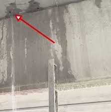 hollow core concrete slab water leak