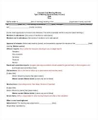 Member Meeting Minutes Template How To Write Up Example Rbarb Co