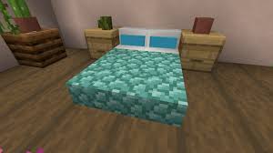 bed with pillows minecraft furniture