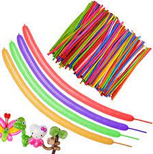 Balloons online has wholesale long twisting balloons delivered when you need it. Amazon Com Long Balloons Twisting Magic Skinny Balloons 100pcs Sculpture Twist Balloon Animal Balloons Kit 260q Diy Balloons For Christmas Birthday Kids Wedding Party Decorations Toys Games