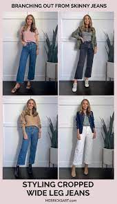 wide leg crop jeans vs skinny jeans