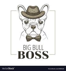 French Bulldog Boss Dog T Shirt Print Design
