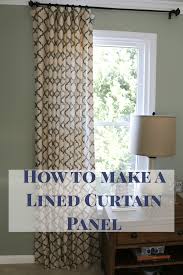 how to make a lined dry panel mw