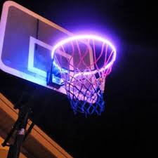 led basketball hoop lights solar
