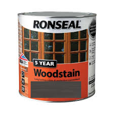 250ml Smoked Walnut Satin 5 Year Woodstain Ronseal