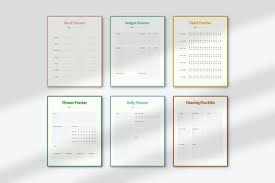 meal workout planner templates
