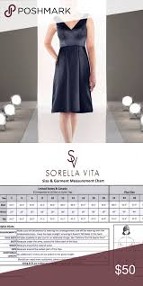 Satin Sorella Vita Bridesmaid Dress Size 12 Satin Tea Length