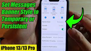 iphone 13 13 pro how to set messages