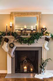 Fireplace With Candles Or Lights