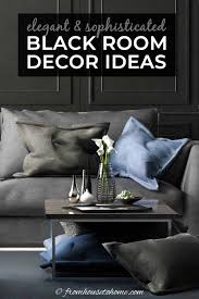 20 black room decor ideas that are