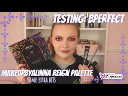 testing bperfect x makeup by alinna