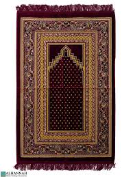 turkish prayer rug maroon ii1352