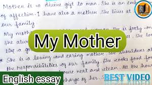 my mother essay writing