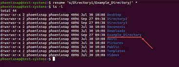how to rename a directory in linux 3