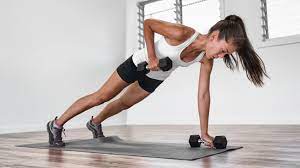 8 ab exercises with dumbbells that will