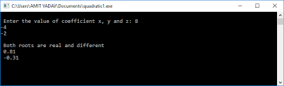 Quadratic Equation Javatpoint