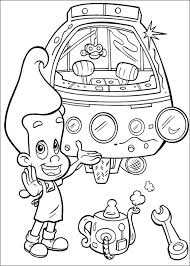 jimmy neutron kids coloring pages