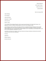 Example Of A Cover Letter For A Resume Tjfs Journal Org
