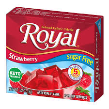 royal gelatin strawberry sugar free