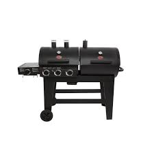 If you plan to make the grill part of a future outdoor kitchen, it helps to sketch out the basics of that plan so you can. Char Griller Double Play 1 260 Sq In 3 Burner Gas And Charcoal Grill In Black 5650 The Home Depot Gas And Charcoal Grill Charcoal Grill Charcoal Grill Smoker