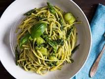 Do you heat pesto before putting on pasta?