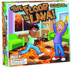 the floor is lava interactive board