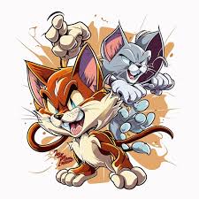 premium vector tom and jerry vector