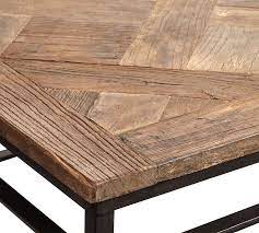 grand reclaimed wood coffee table