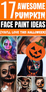 pumpkin face paint ideas