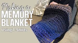 diy knitted weighted memory blanket