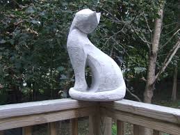 Garden Sculpture Modern Cat