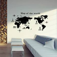 In this video, i show you my top 10 accessories and ideas. Large Black Map Of The World Wall Stickers Decal Vinyl Art Home Kids Classical Decor Decals Stickers Vinyl Art Home Garden Worldenergy Ae