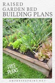 Free Raised Bed Building Plans