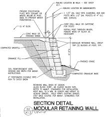 modular masonry retaining wall