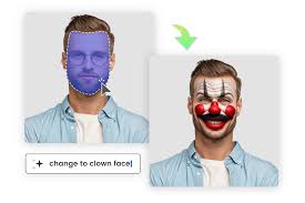 clown filter get clown face paint and