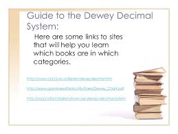 Can You Do The Dewey Dewey Decimal Project Dewey Remember