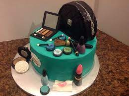 makeup birthday cake