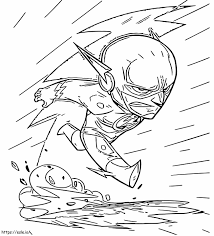 adorable flash coloring page