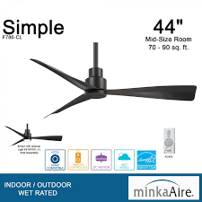 minka aire simple 44 inch 3 blade