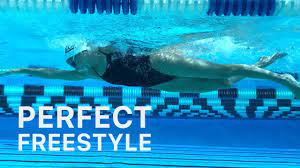 swim freestyle with perfect technique