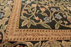 hand knotted tudor rug beige green