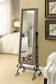 mirrored jewelry cabinet armoire