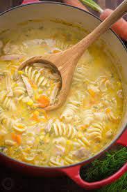 Creamy Chicken Noodle Soup Recipe Natashaskitchen Com gambar png