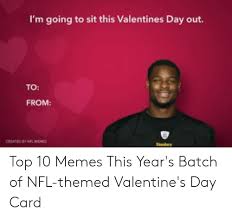 Some people love football as much as their girlfriends, and if that's the case, these are the cards for you. 25 Best Memes About Nfl Memes Valentines Nfl Memes Valentines Memes