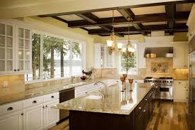 Delicatus cream granite is quarried in brazil and features a gorgeous cream background with beige, brown and black speckles across the entire surface. 24 Beautiful Granite Countertop Kitchen Ideas Page 3 Of 5