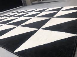 ikea black and white carpet rug
