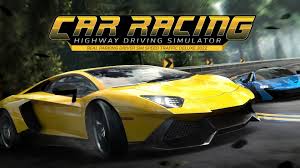car racing highway driving simulator