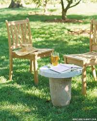 Paving Stone Table Diy Outdoor Table