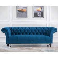 Chester Fabric 3 Seater Sofa In